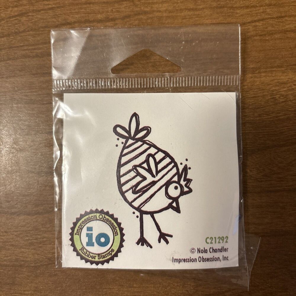 Impression Obsession C21292 Greta by Nola Chandler Rubber Stamp